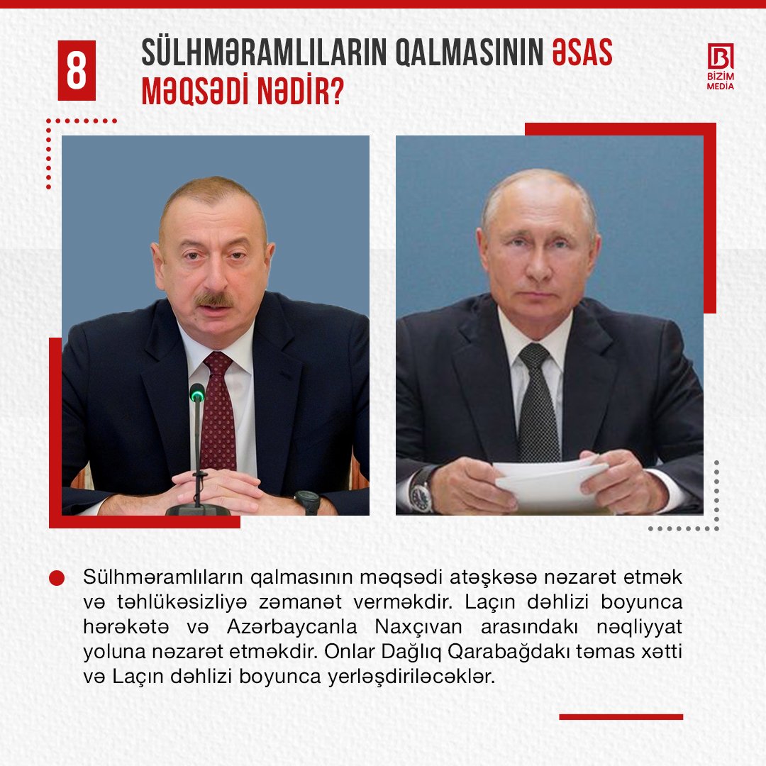 10 Noyabr Qələbə bəyanatında nələr nəzərdə tutulur? - foto 8