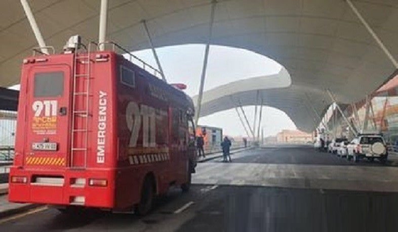 İrəvanda hava limanı boşaldıldı - Bomba həyəcanı yaşanır - foto 1