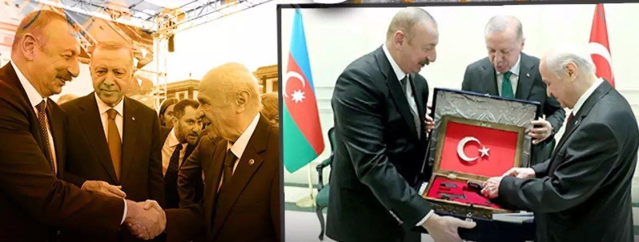 Dövlət Baxçalı İlham Əliyevə “Qarabağın Fatehi” yazılmış silah hədiyyə etdi - FOTO - foto 3