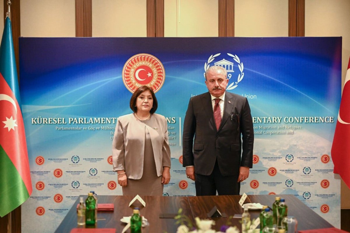 Sahibə Qafarova Mustafa Şentopla görüşdü - YENİLƏNİB/FOTO  - foto 1