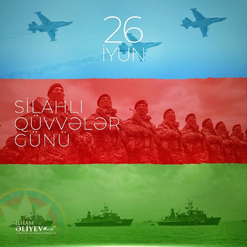 İlham Əliyevdən Silahlı Qüvvələr Günü ilə bağlı PAYLAŞIM - FOTO - foto 1