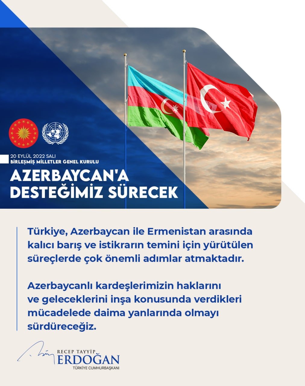 Ərdoğan Azərbaycanla bağlı tvit atdı - FOTO - foto 2