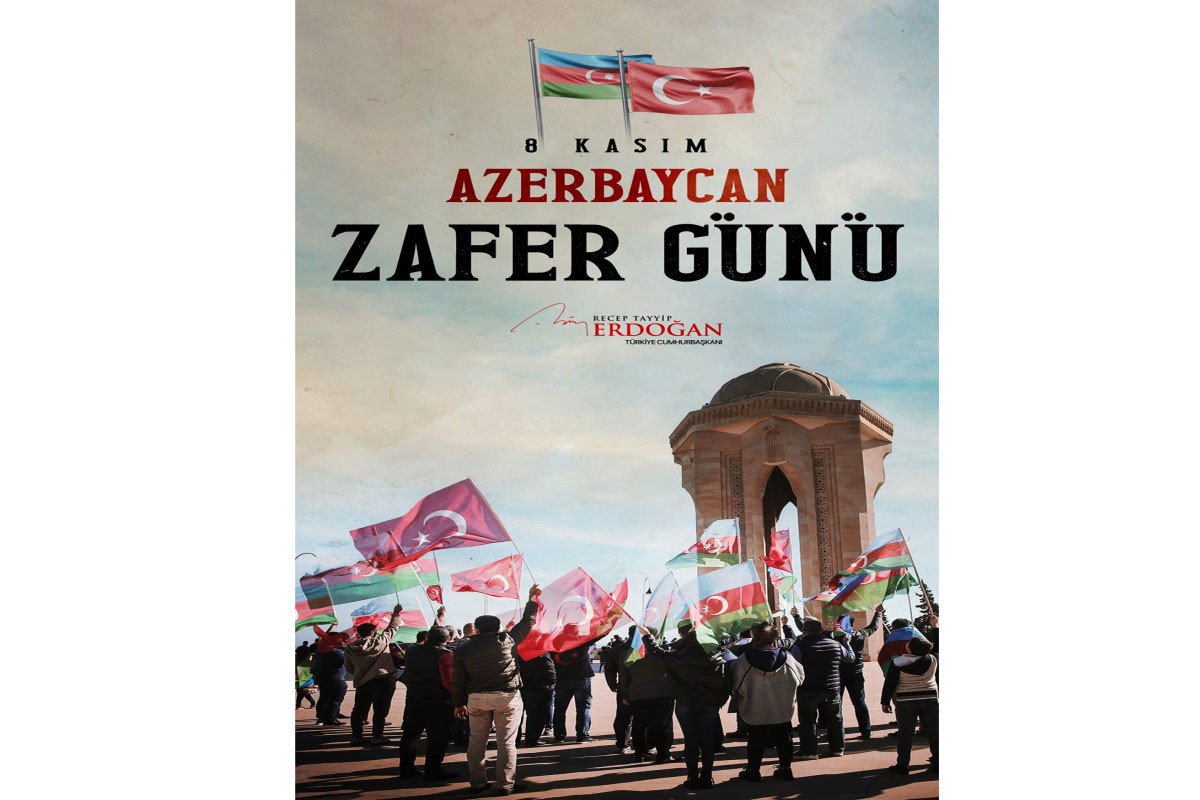 Ərdoğan Azərbaycan xalqını təbrik etdi: "Qarabağ Azərbaycandır!" - foto 1