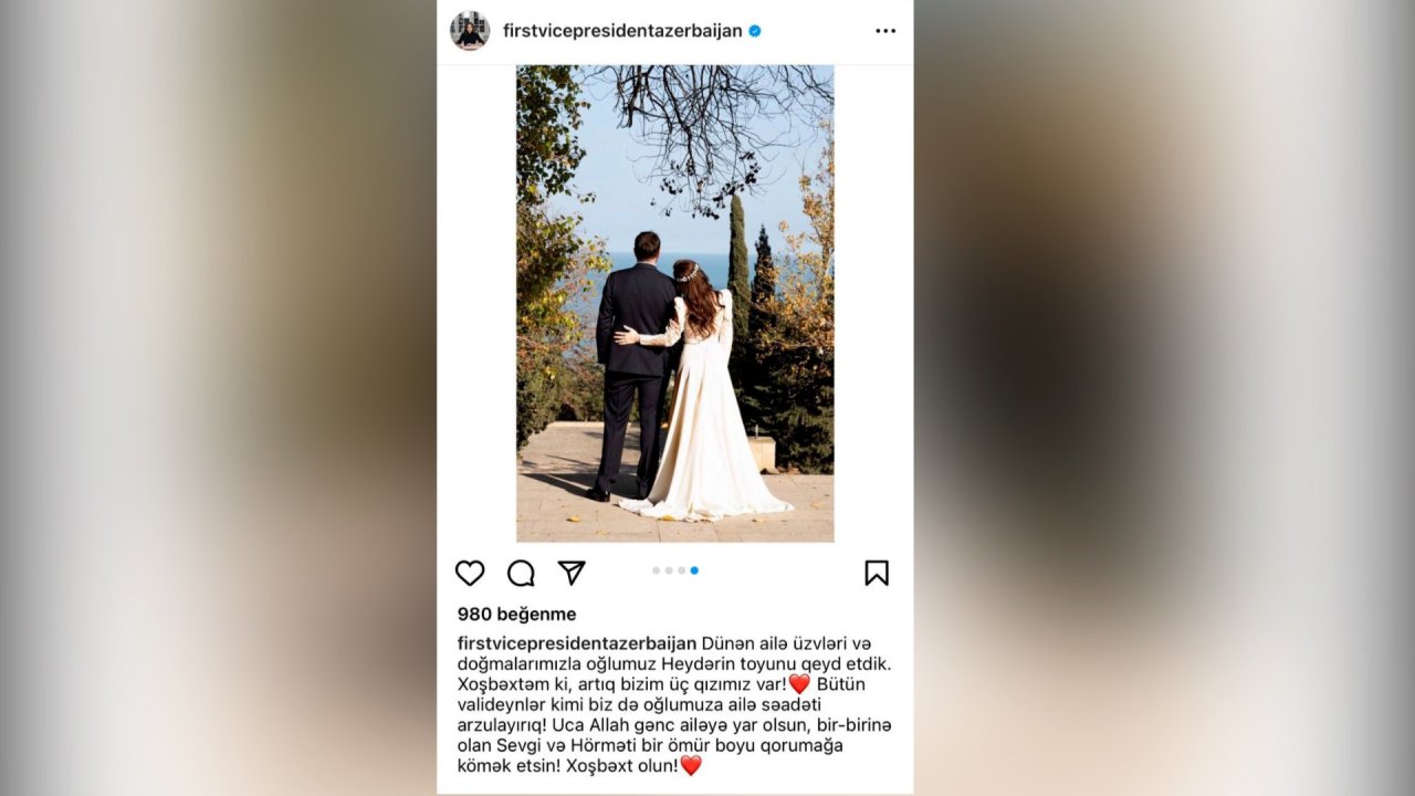 Prezidentin oğlu Heydər Əliyev ailə həyatı QURUB - FOTO - foto 1