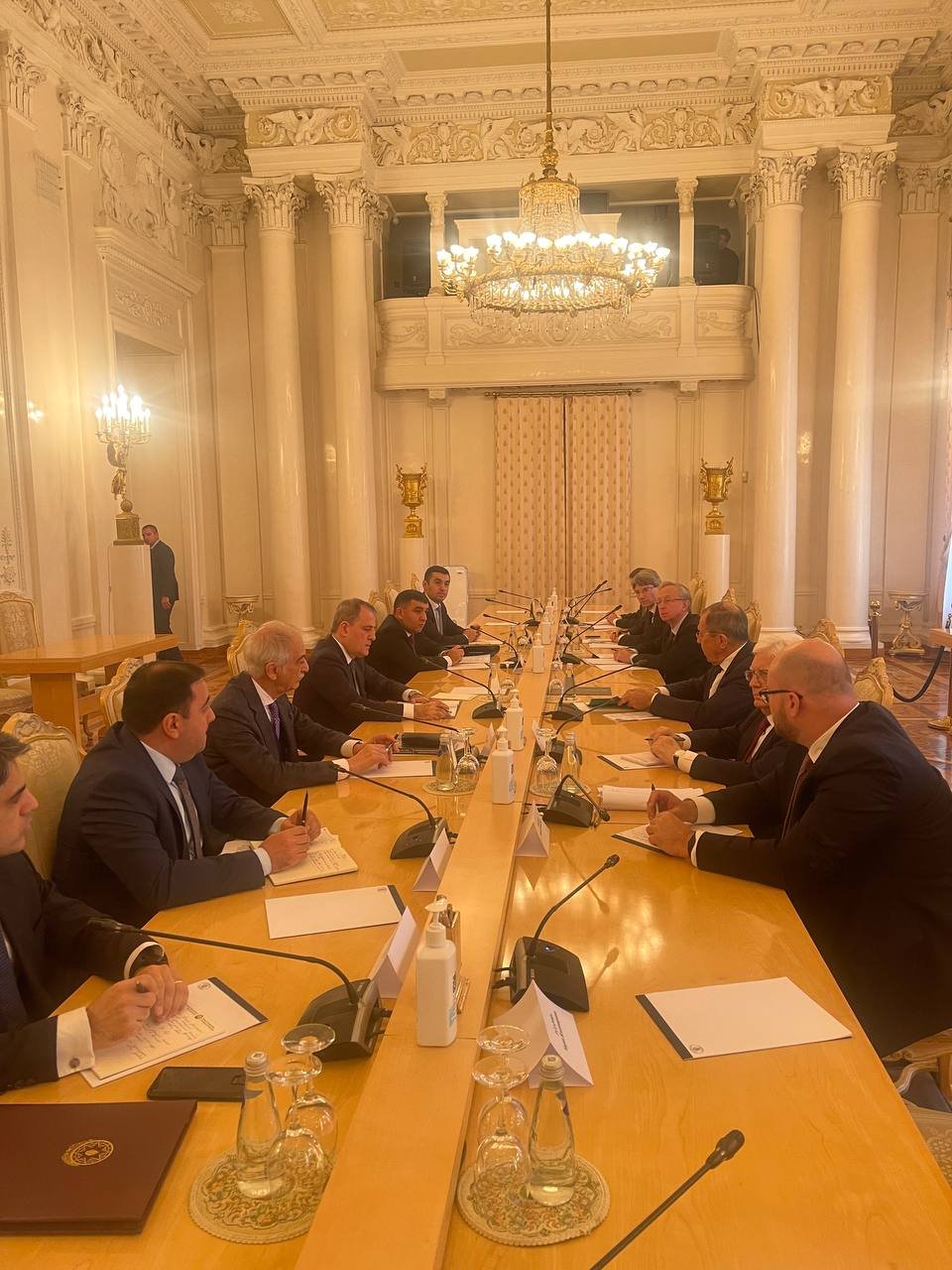 Moskvada Azərbaycan və Rusiya xarici işlər nazirlərinin GÖRÜŞÜ BAŞLADI - FOTO - foto 1