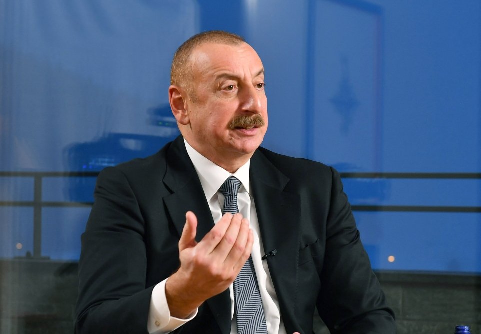 İlham Əliyev Çinin televiziya kanalına MÜSAHİBƏ VERDİ - FOTO/VİDEO - foto 1