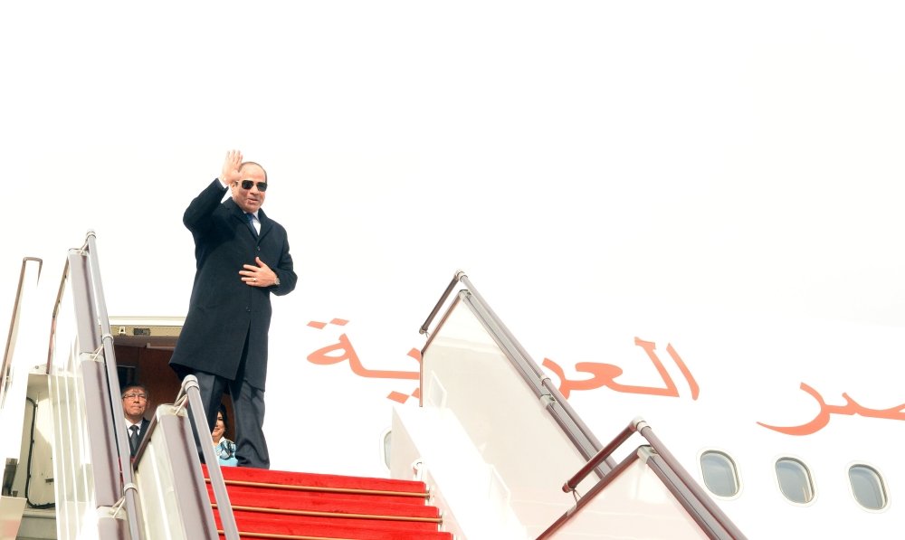 Misir Prezidenti Əbdülfəttah Əs-Sisinin Azərbaycana səfəri başa çatdı - FOTO - foto 2