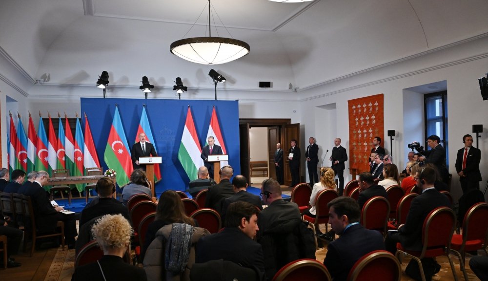 Azərbaycan Prezidenti və Macarıstanın Baş naziri mətbuata bəyanatlarla çıxış ediblər - FOTO/VİDEO - foto 2