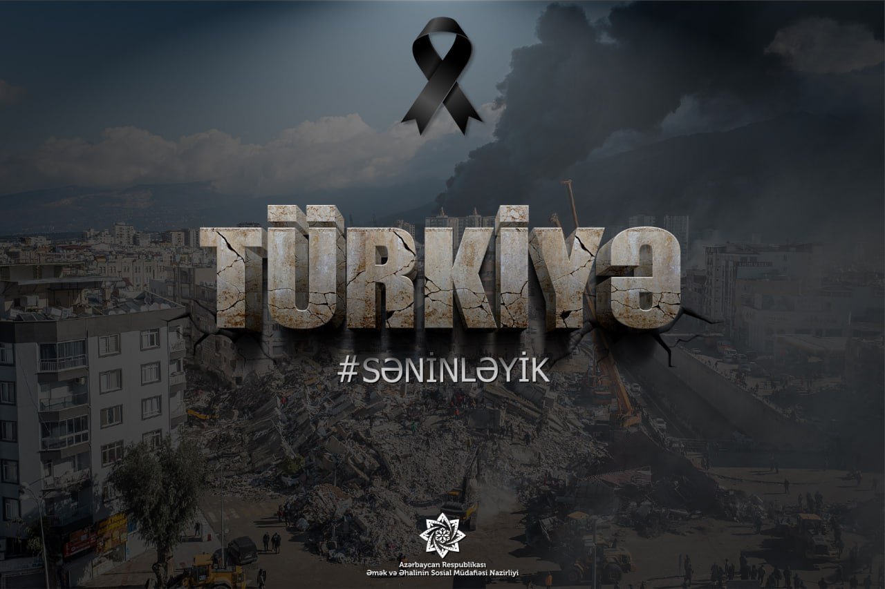 ƏƏSMN zəlzələdən zərərçəkənlərə 1 milyon Türk lirəsi göndərdi - foto 1