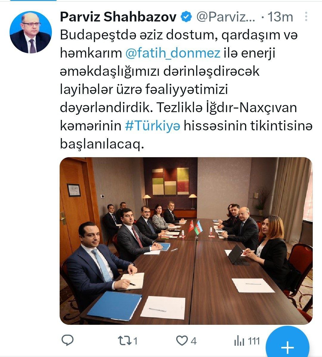 İğdır-Naxçıvan kəmərinin Türkiyə hissəsinin tikintisinə başlanılacaq – RƏSMİ  - foto 1