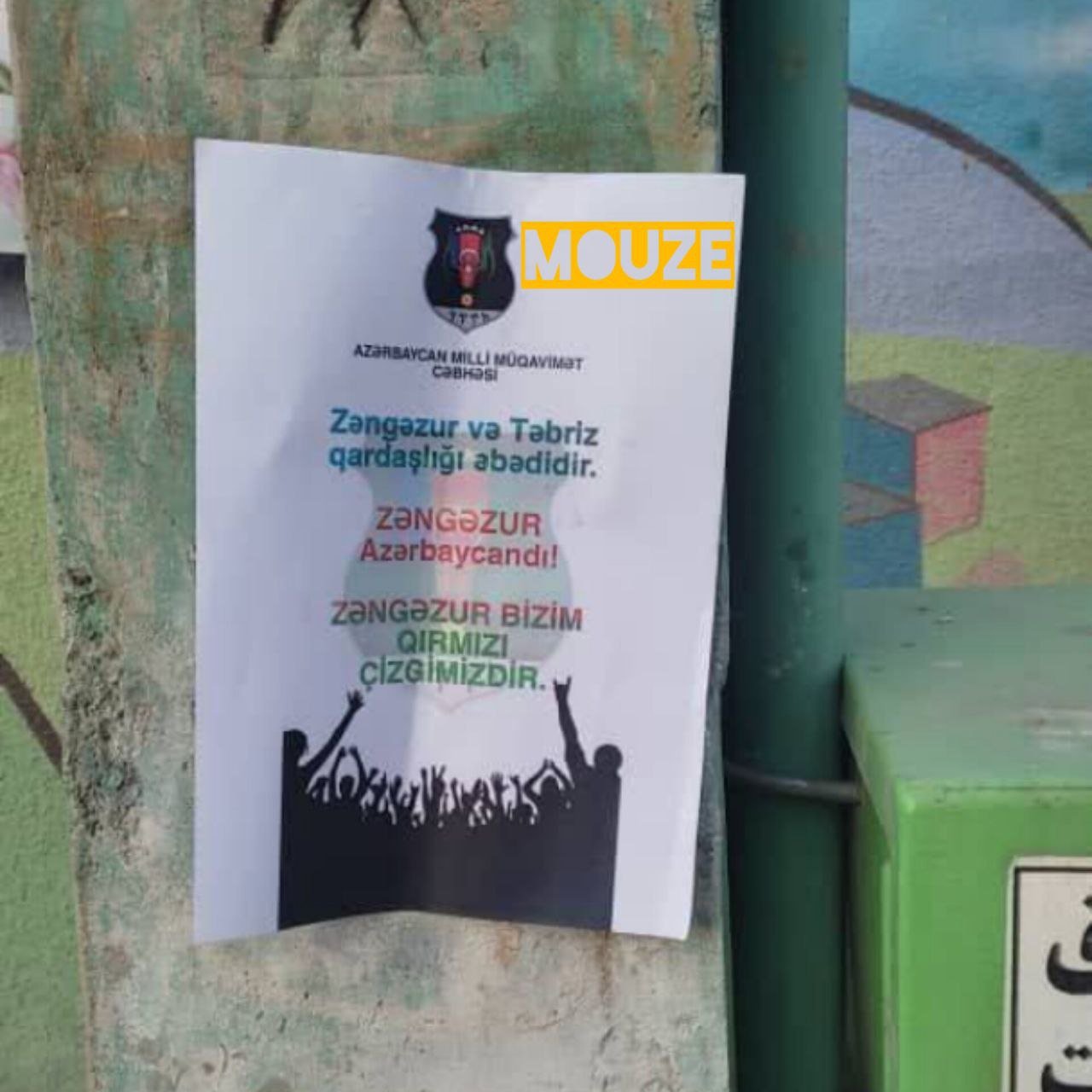 İran küçələrində "Zəngəzur Azərbaycandır" şüarları yayıldı - FOTO - foto 1