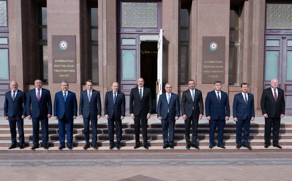 Prezident MDB dövlətlərinin təhlükəsizlik və xüsusi xidmət orqanlarının rəhbərlərini QƏBUL ETDİ - FOTO/VİDEO - foto 1