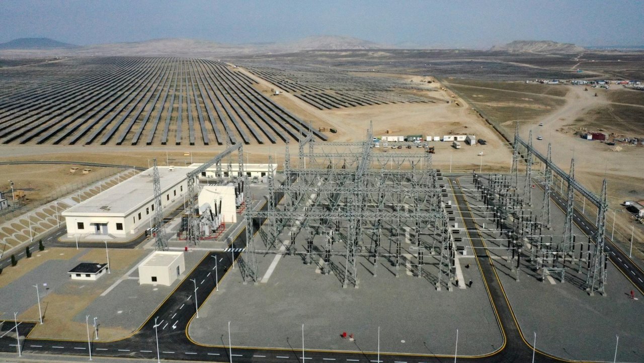 Prezident Qaradağ Günəş Elektrik Stansiyasının rəsmi açılış MƏRASİMİNDƏ - YENİLƏNİB/FOTO/VİDEO  - foto 14