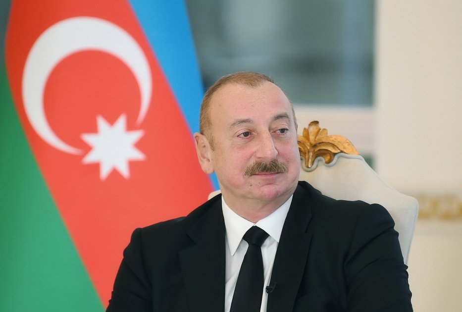 İlham Əliyev yerli televiziya kanallarına MÜSAHİBƏ VERDİ - FOTO/VİDEO - foto 3