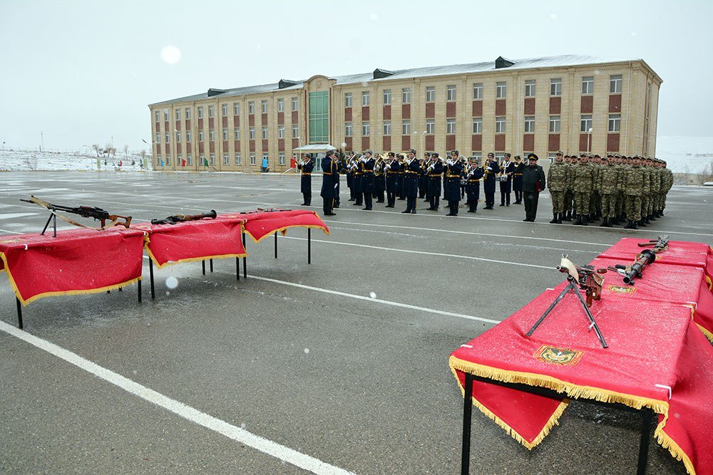 Gənc əsgərlər Vətənə sədaqət andı içdilər - FOTO/VİDEO - foto 8
