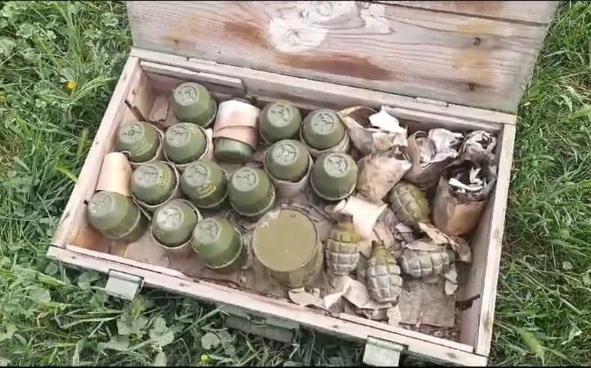 Cəbrayılda 23 qumbara aşkarlandı – FOTO/VİDEO   - foto 1