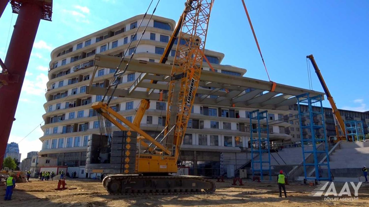 Bakıda unikal piyada körpüsü inşa edilir – FOTO/VİDEO   - foto 2