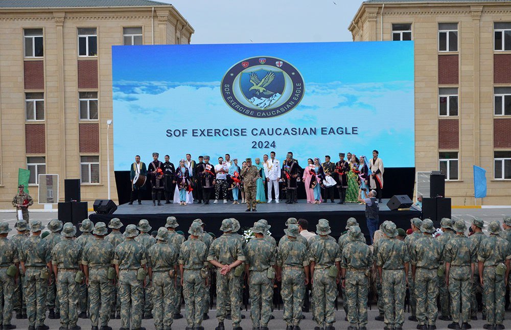 "Qafqaz Qartalı - 2024" təliminin təntənəli bağlanış mərasimi keçirilib - FOTO/VİDEO - foto 4