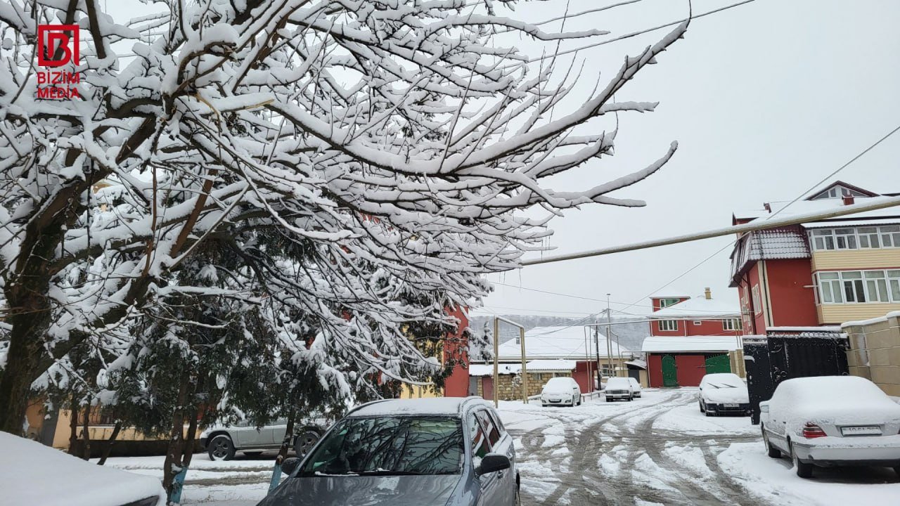 Qusarda ilk qar – FOTO/VİDEO - foto 1