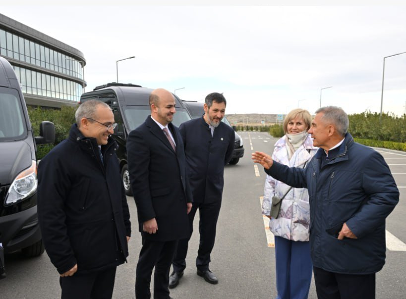 Rüstəm Minnixanov Cəbrayıl, Qubadlı və Zəngilan rayonlarına 3 mikroavtobus hədiyyə etdi - FOTO/VİDEO - foto 2