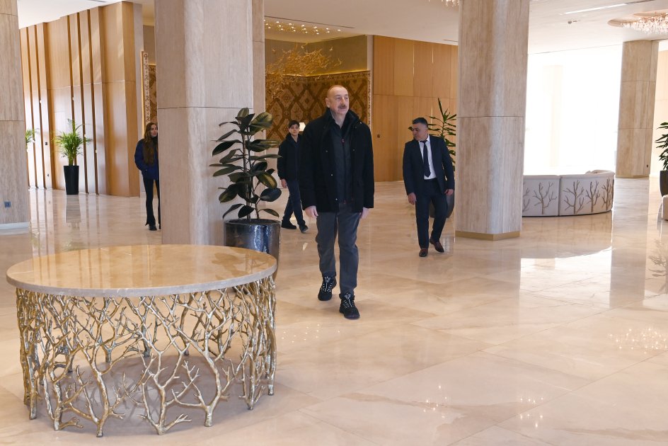 Prezident və ailəsi Şahdağ Turizm Kompleksində - FOTO/VİDEO - foto 12
