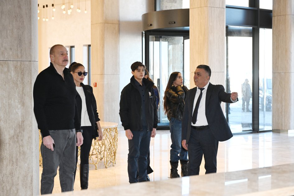 Prezident və ailəsi Şahdağ Turizm Kompleksində - FOTO/VİDEO - foto 1