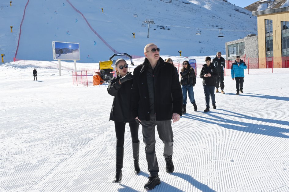 Prezident və ailəsi Şahdağ Turizm Kompleksində - FOTO/VİDEO - foto 30