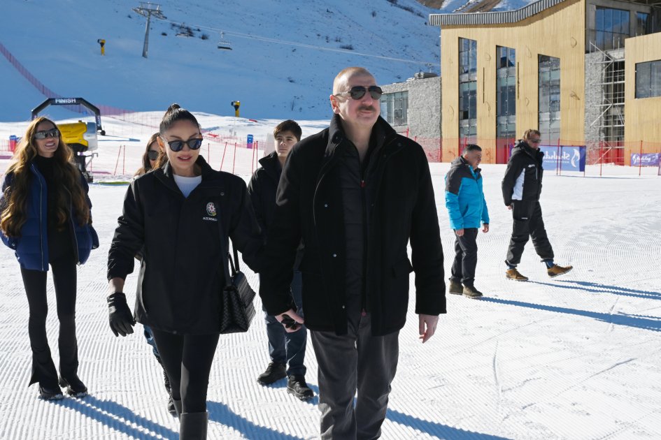Prezident və ailəsi Şahdağ Turizm Kompleksində - FOTO/VİDEO - foto 31