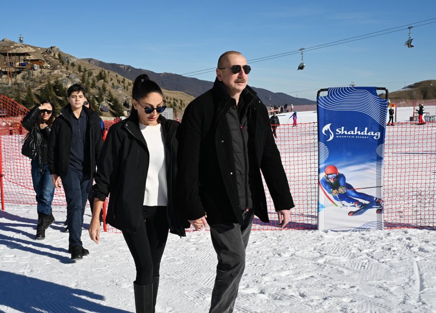 Prezident və ailəsi Şahdağ Turizm Kompleksində - FOTO/VİDEO - foto 20