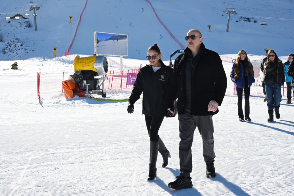 Prezident və ailəsi Şahdağ Turizm Kompleksində - FOTO/VİDEO - foto 29