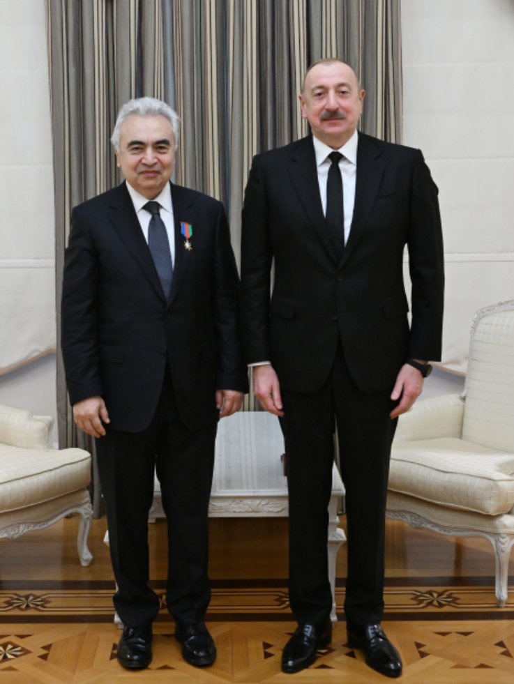 Fatih Birol İlham Əliyevin QƏBULUNDA - FOTO/VİDEO - foto 3