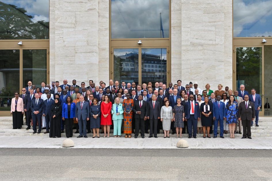 Sahibə Qafarova Parlament Sədrlərinin 6-cı Dünya Konfransında ümumi müzakirələrə sədrlik etdi - FOTO - foto 4