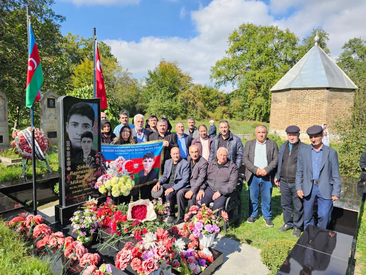 Qubada Vətən Müharibəsi şəhidinin anım günü keçirildi - FOTO - foto 3