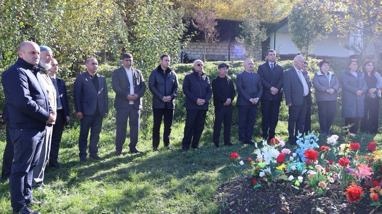 Qusarda şəhid məzarları ziyarət edildi - FOTO - foto 1