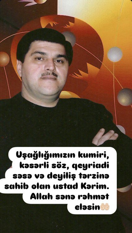 Namiq Ağakərimdən yazdı: “Uşaqlığımın kumiri” - FOTO - foto 1