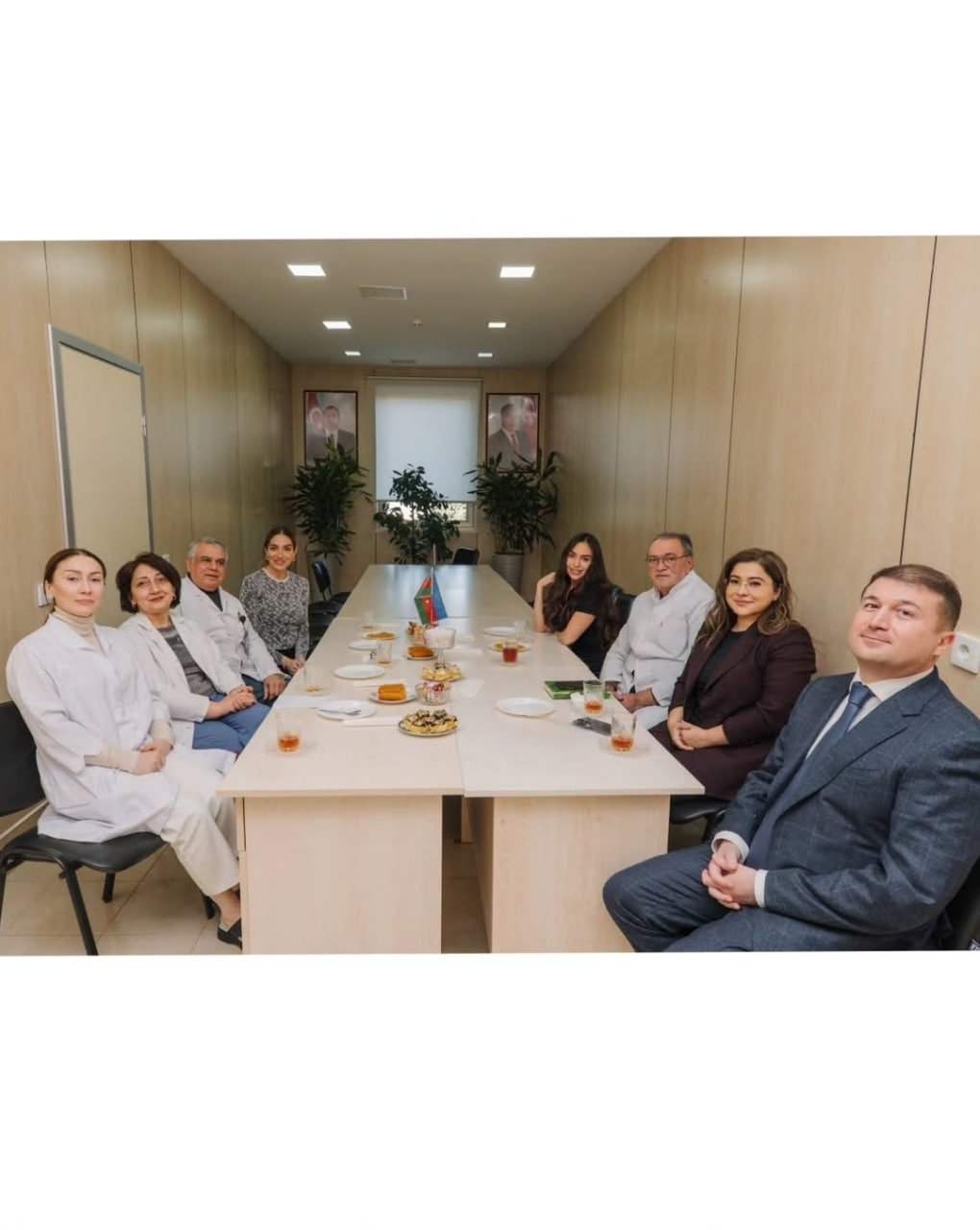 Leyla Əliyeva və Arzu Əliyeva Milli Onkologiya Mərkəzini ziyarət etdilər - FOTO - foto 17