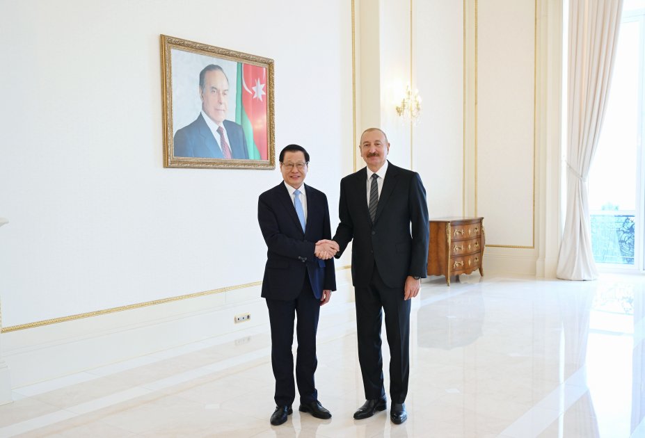 Çin Ali Xalq Prokurorluğunun nümayəndə heyəti İlham Əliyevin qəbulunda – FOTO/VİDEO - foto 1