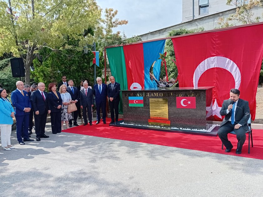 Ankarada Qafqaz İslam Ordusuna abidə qoyuldu – FOTO - foto 3