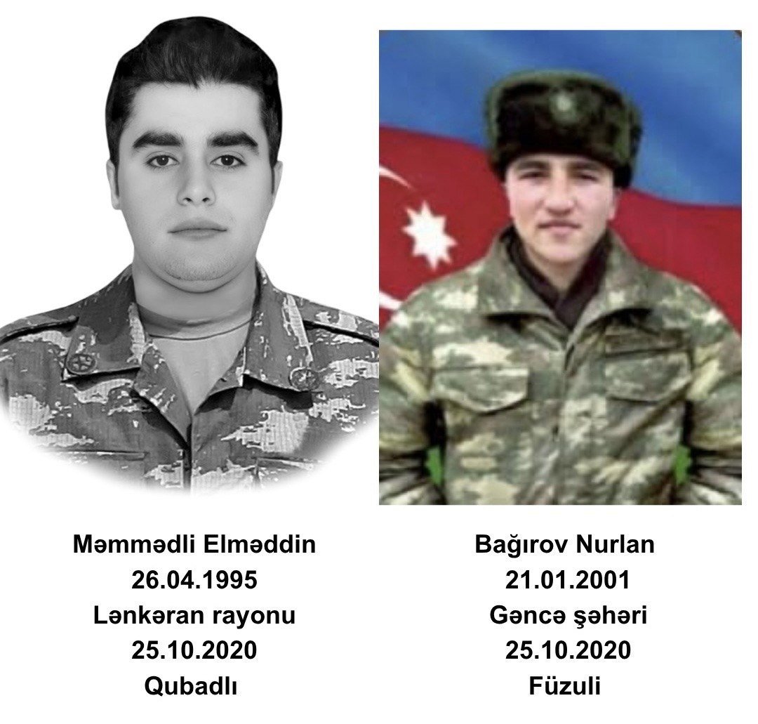 Altı il öncə bu gün – 25 oktyabrda şəhid olmuş qəhrəmanlarımız – FOTOLAR - foto 1