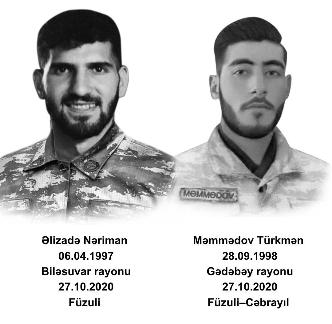 Altı il öncə bu gün – 27 oktyabrda şəhid olmuş qəhrəmanlarımız – FOTOLAR - foto 1