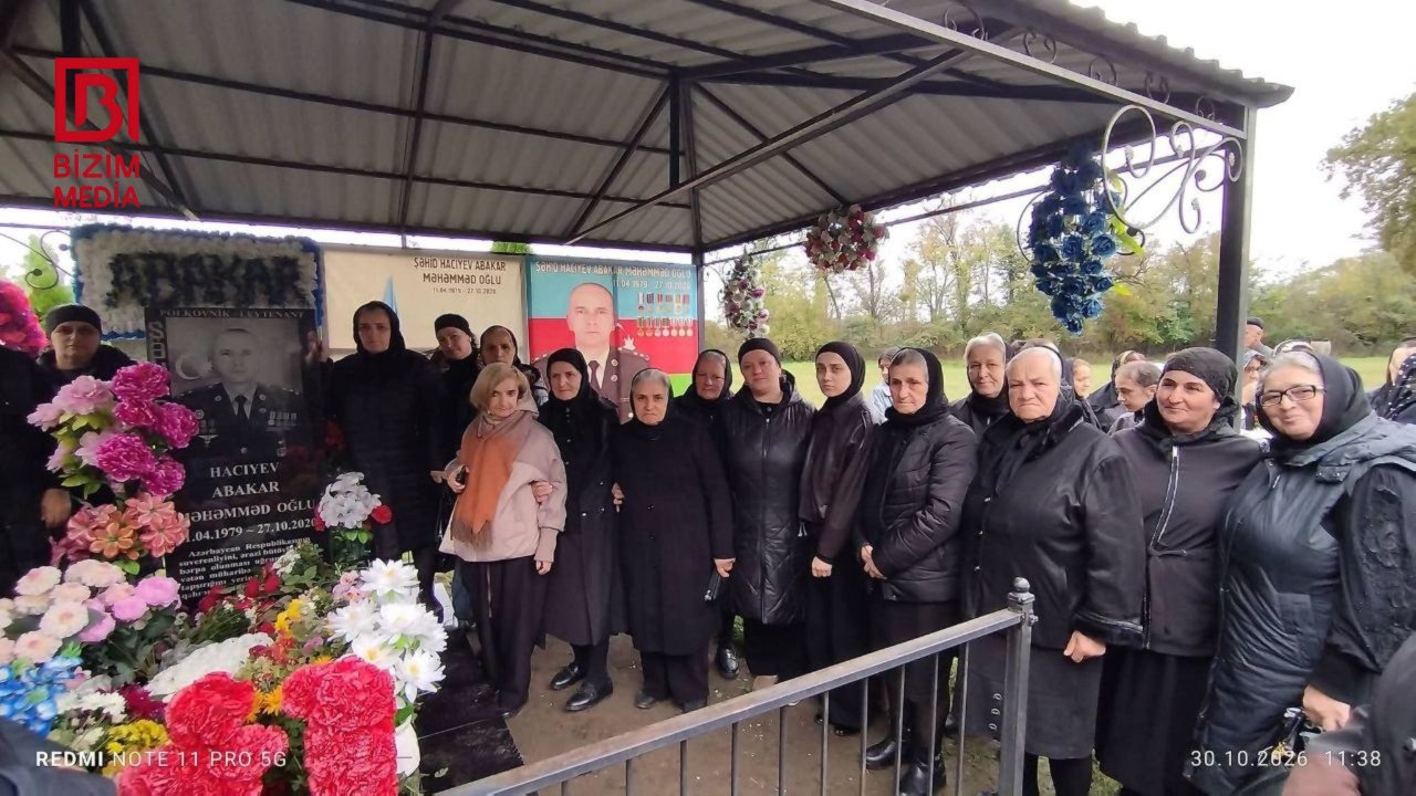 Vətən müharibəsi şəhidi Abakar Hacıyevin anım mərasimi keçirildi – FOTO/VİDEO - foto 1