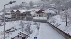 Laçın şəhərinin dronla çəkilən qış mənzərəsi - FOTO