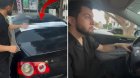 Boşanan kişinin avtomobilinə yazdığı sözlər gündəm oldu – FOTO