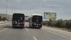 "BakuBus" avtobusları şosedə yarışa çıxdı – VİDEO