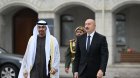 İlham Əliyev BƏƏ Prezidentini Şuşada belə qarşıladı - FOTO