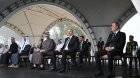 Prezidentlər Cıdır düzündə Qarabağ atlarının şousunu izlədilər – FOTO