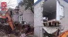 Biləcəridə bünövrəsi çökən ev SÖKÜLÜR &ndash; VİDEO