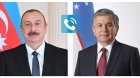 İlham Əliyev Şavkat Mirziyoyevi TƏBRİK ETDİ