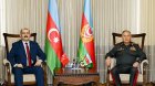 General-polkovnik Kərim Vəliyev Talat Canbolatla hərbi təhsili müzakirə etdi - FOTO