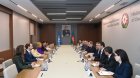 Nazir Əminə Məhəmmədlə Qarabağın bərpasını müzakirə etdi - FOTO